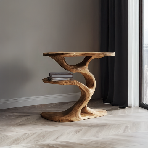 Rustic Tree End Table Living Room - view 1 of 7
