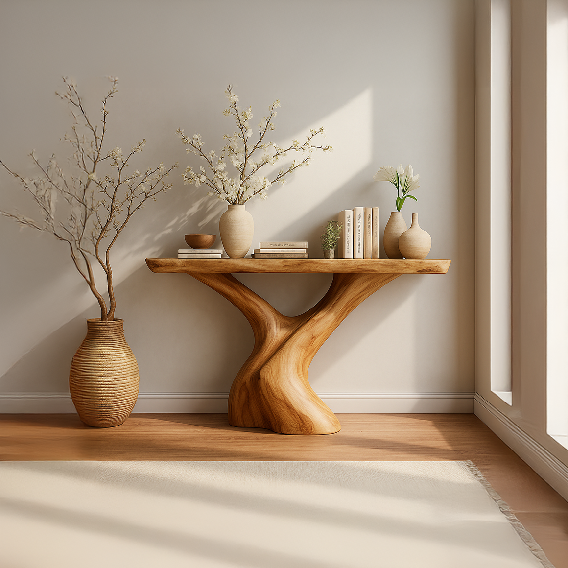 Mid Century Console Table Accent Entryway And Living Room - view 1 of 6