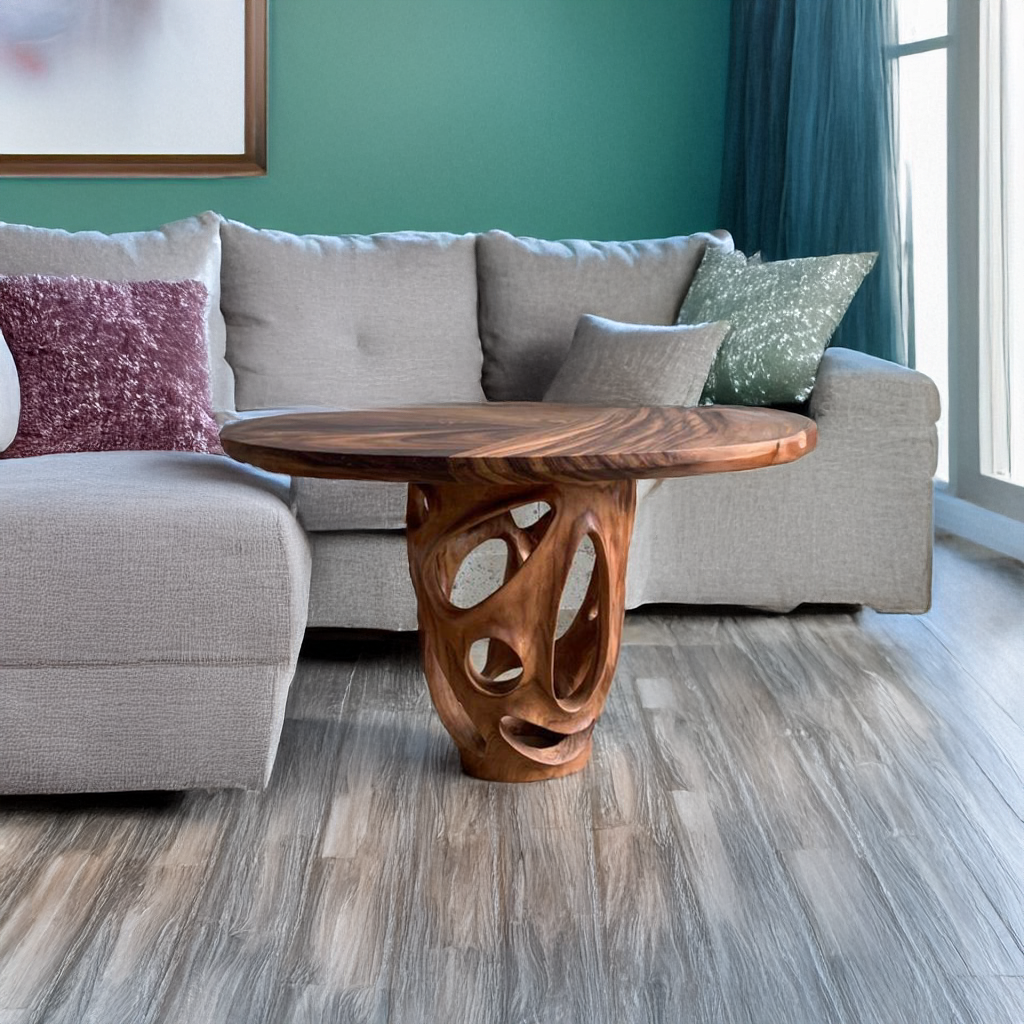 Rustic Coffee Table Live Edge Handmade Decor Gift - view 1 of 5