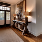 Rustic Console Table Farmhouse Sofa - view 1 of 8