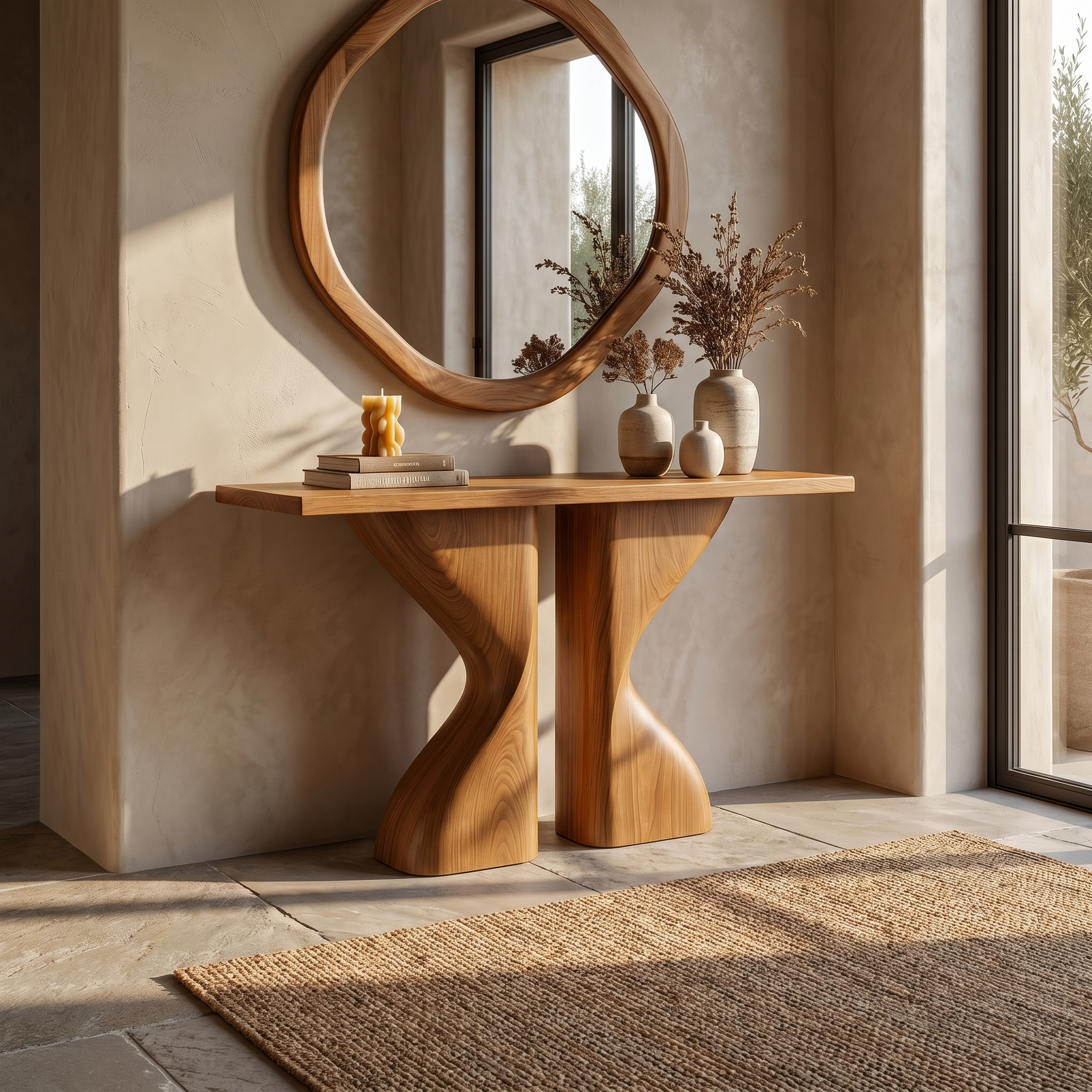 Midcentury Console Table Living Room - view 5 of 8