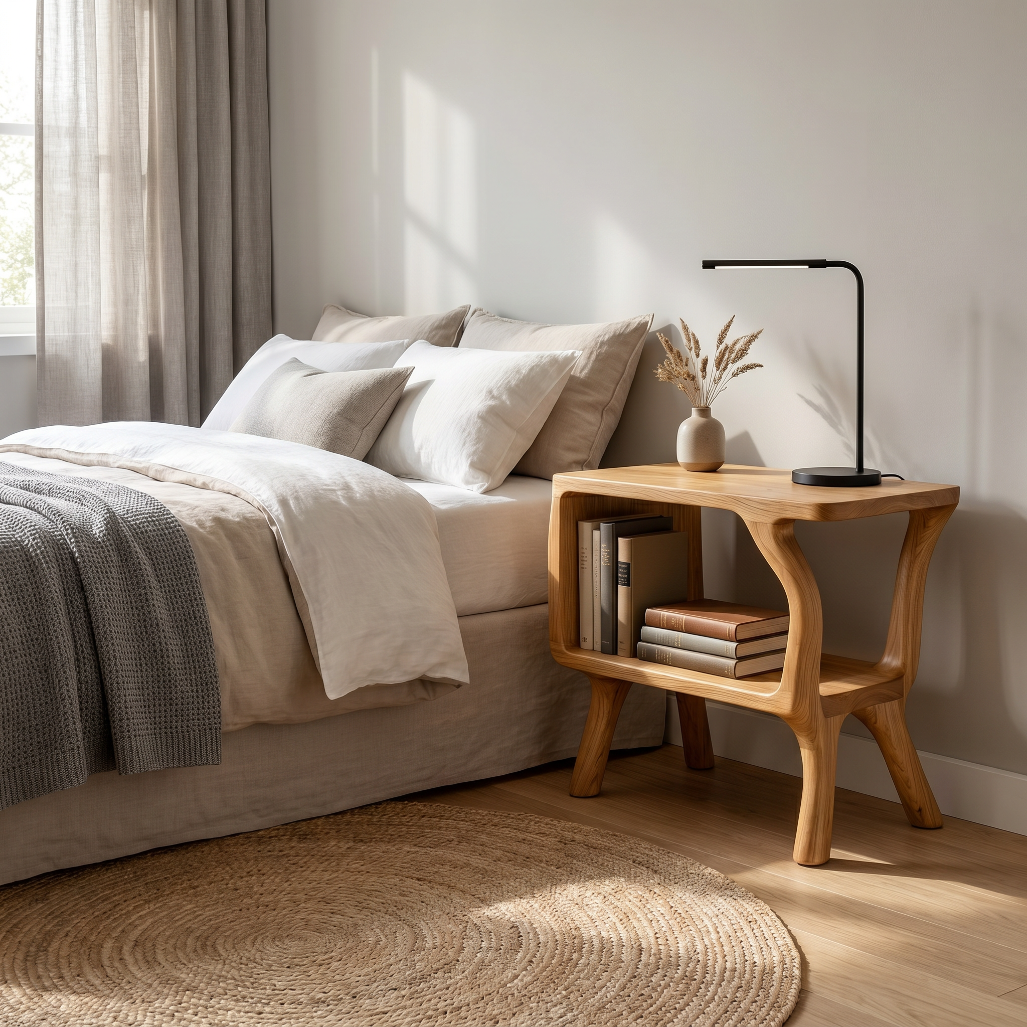 Free Standing Rustic Side Table Living Room - view 5 of 8