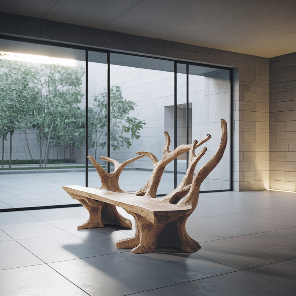 Handcrafted Branch Bench For Living Room Statement Pieces - view 5 of 8