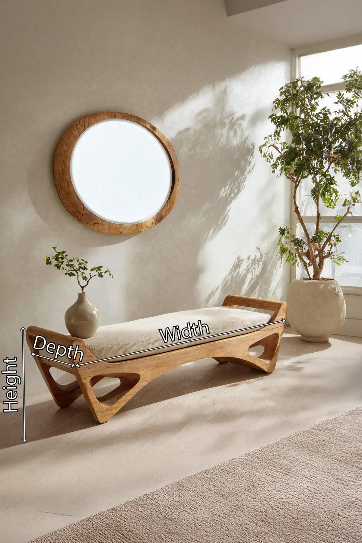 Handcrafted Bedroom Bench For Functional Furniture Styling - view 7 of 7