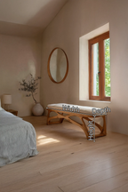 Minimalist Wooden Bench For Bedroom Interior Accent - view 7 of 7