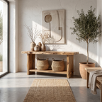 Rustic Live Edge Console Table Dining Room Entryway - view 3 of 8