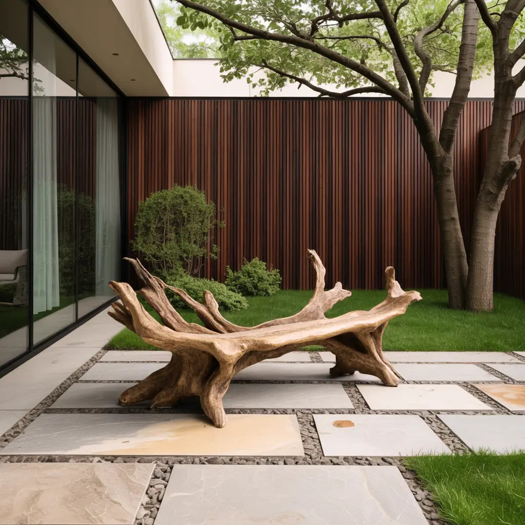 Handcrafted Live Edge Bench For Entryway Design - view 2 of 8