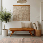 Modern Minimalist Entryway Bench For Hallway Or Bedroom Seating - view 2 of 8