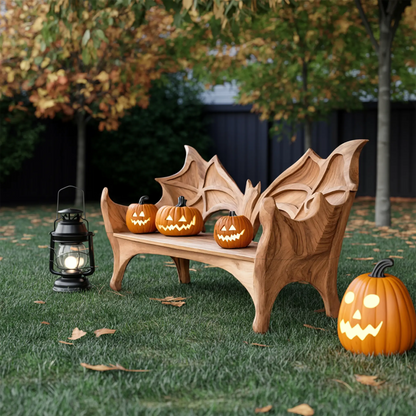 Mid Century Live Edge Outdoor Bench For Patio And Garden Design - view 3 of 8