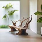 Handcrafted Branch Bench For Living Room Statement Pieces - view 2 of 8