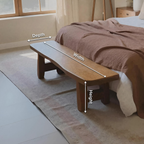 Minimalist End Of Bed Bench For Bedroom Entryway - view 8 of 8
