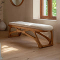 Minimalist Wooden Bench For Bedroom Interior Accent - view 1 of 7