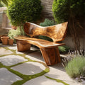 Handcrafted Outdoor Wooden Bench For Serene Garden Corners - view 1 of 7