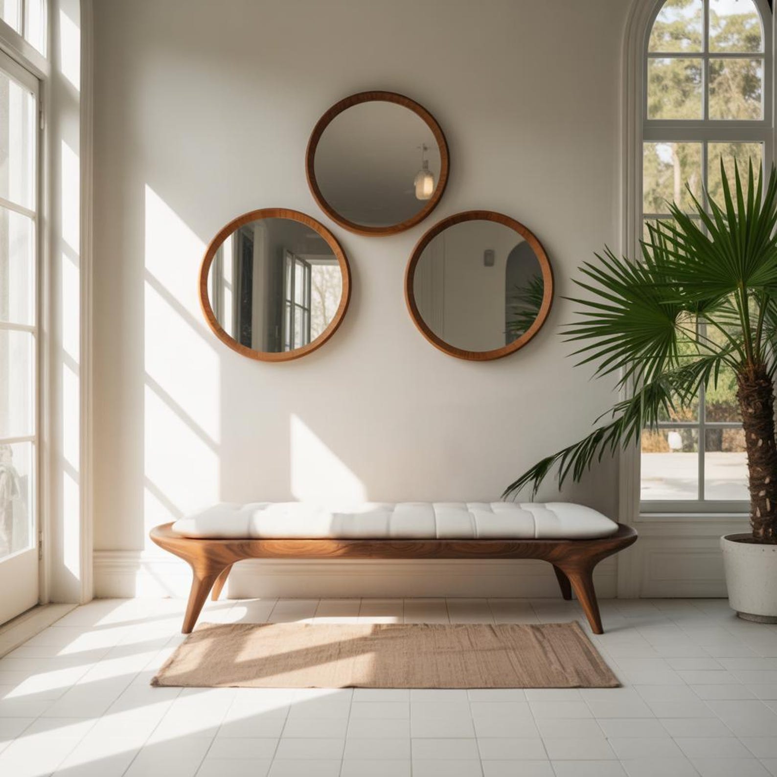 Modern Minimalist Bench For Hallway And Entryway Seating - view 1 of 8