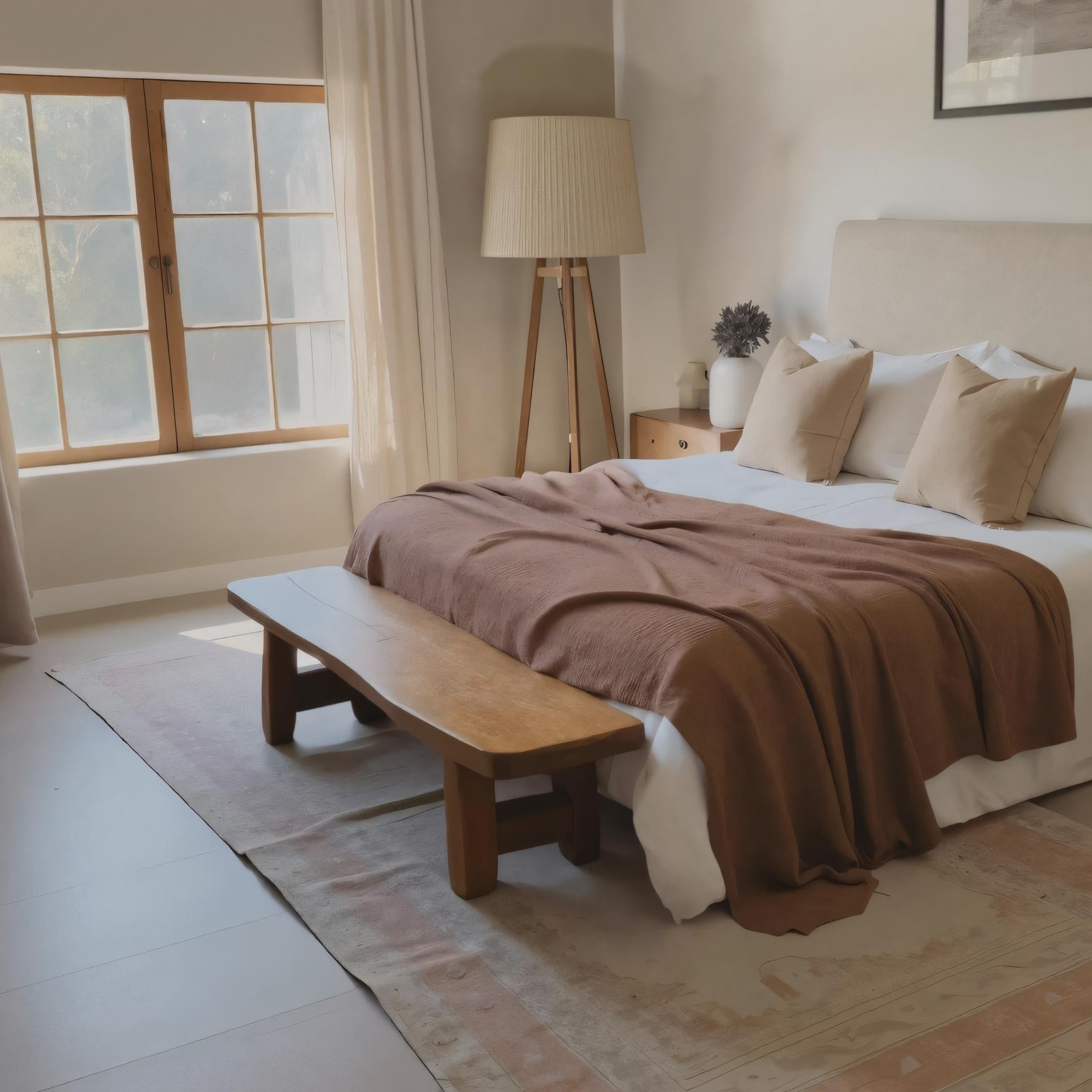 Minimalist End Of Bed Bench For Bedroom Entryway - view 1 of 8