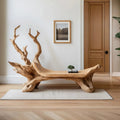 Mid Century Wooden Bench For Modern Living Room Decor - view 1 of 8