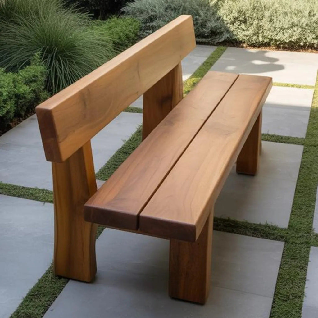 Minimalist Outdoor Garden Bench For Patio Balcony Courtyard - view 1 of 8