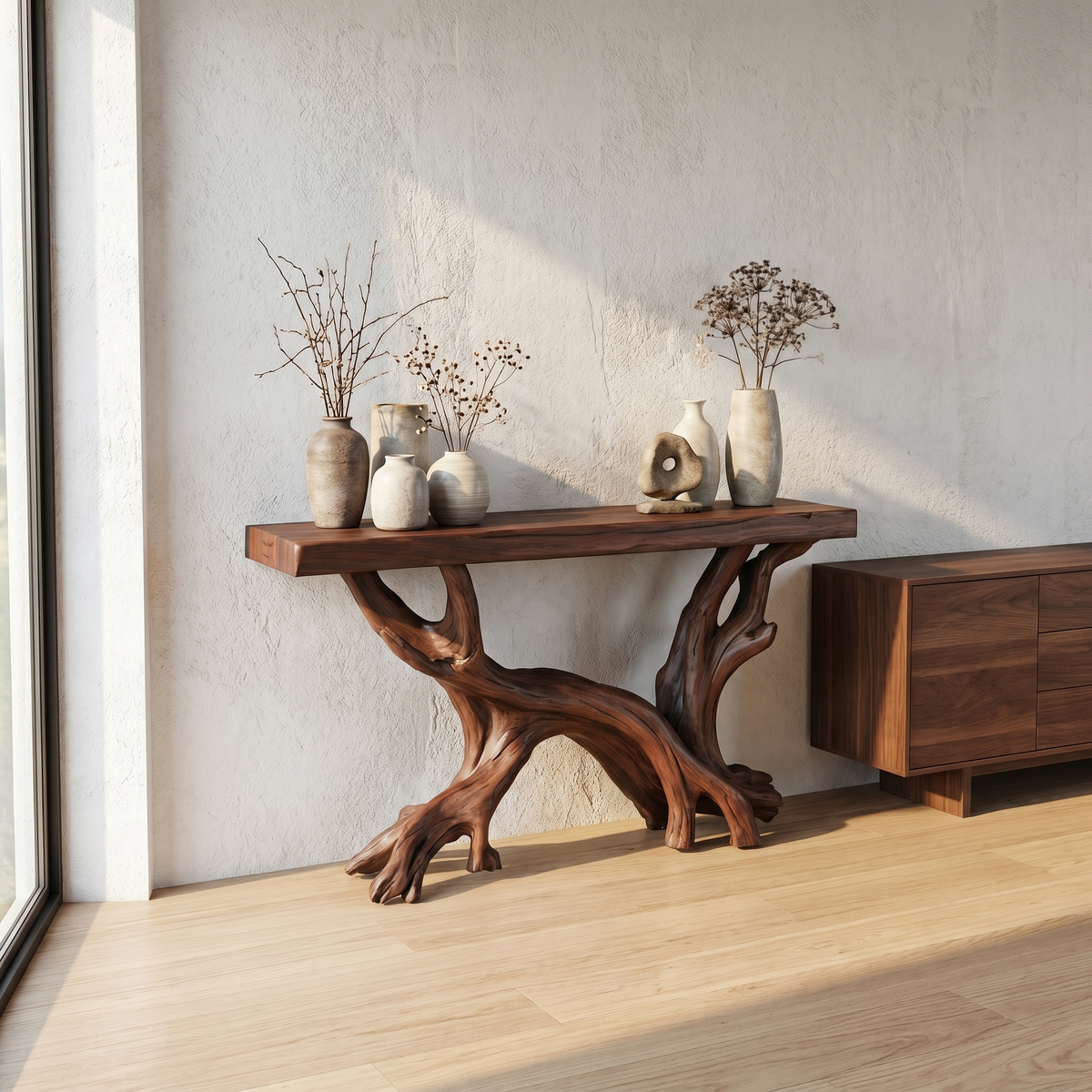 Rustic Coastal Console Table Living Room And Hallway - view 7 of 8