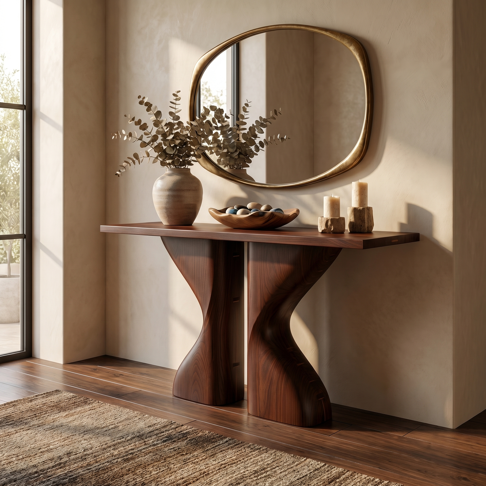 Midcentury Console Table Living Room - view 7 of 8
