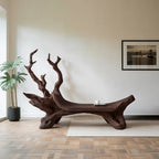 Mid Century Wooden Bench For Modern Living Room Decor - view 7 of 8